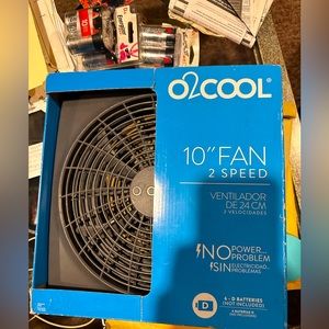 02Cool®️10",2-SpeedBatteryPowered,FestivalFan🔋'sINCLUDED⚠️%20OFFANYMUSICFEST👕